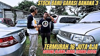 Stock Terbaru Garasi Banana 3‼️Termurah 16 jutaan aja harga mobil bekas, diburu pembeli & Pedagang