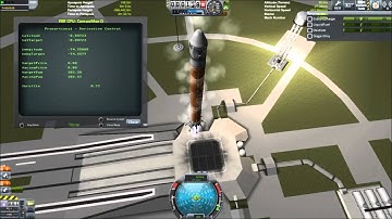 kOS Program - Guidance & Throttle control combined