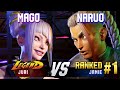 Sf6  mago juri vs naruo 1 ranked jamie  high level gameplay