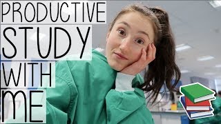 STUDY WITH ME AT UNIVERSITY #003 VLOG STYLE | HOW TO BE PRODUCTIVE EVERY SINGLE DAY