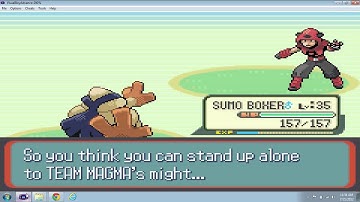 pokemon ruby walkthrough part 17(mt.pyre team magma)