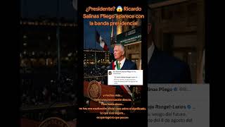 ¿Presidente? 😱 Ricardo Salinas Pliego aparece con la banda presidencial #ricardosalinaspliego