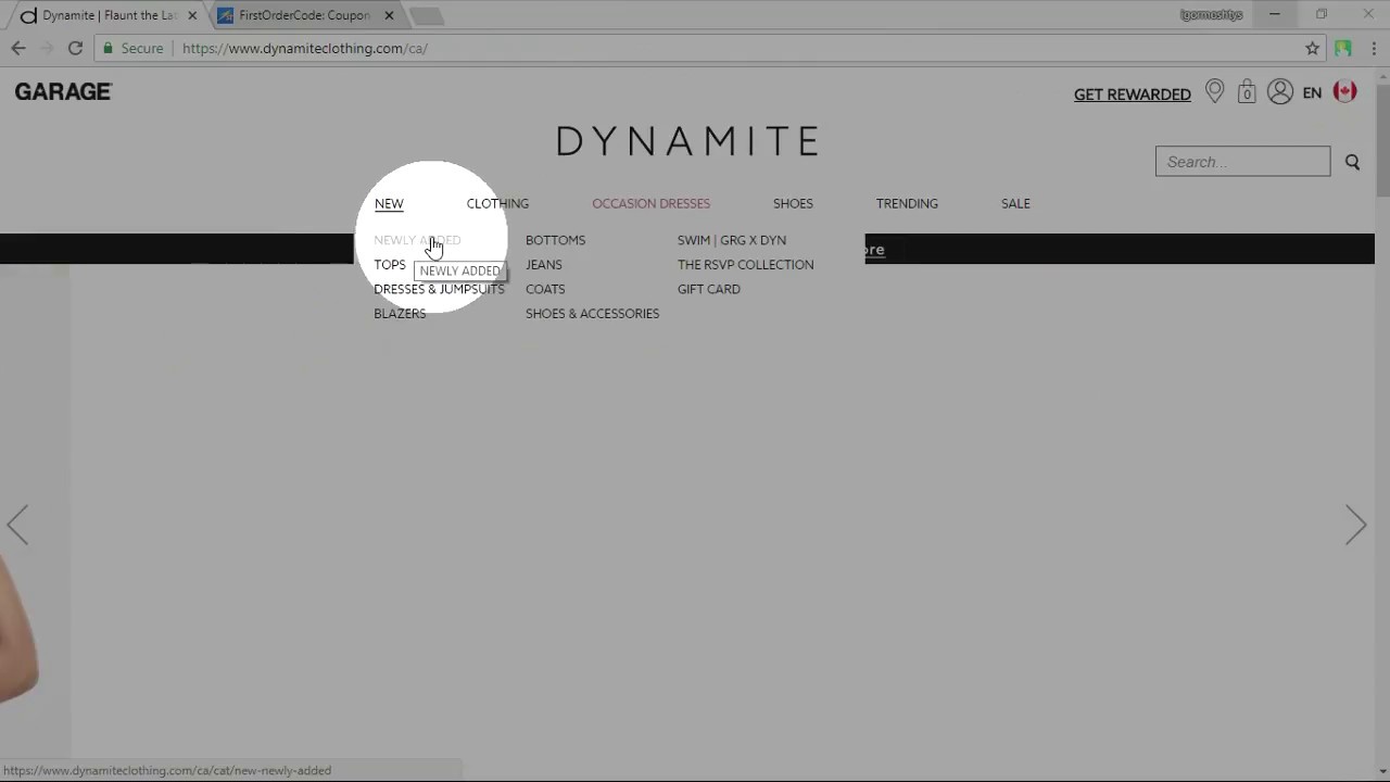 How to use Dynamite promo code