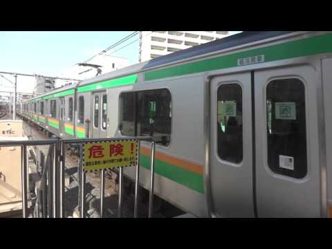 E231系1000番台横コツK‐16編成+E233系3000番台横コツE-64編成上野東京ライン普通熱海行き浦和駅到着