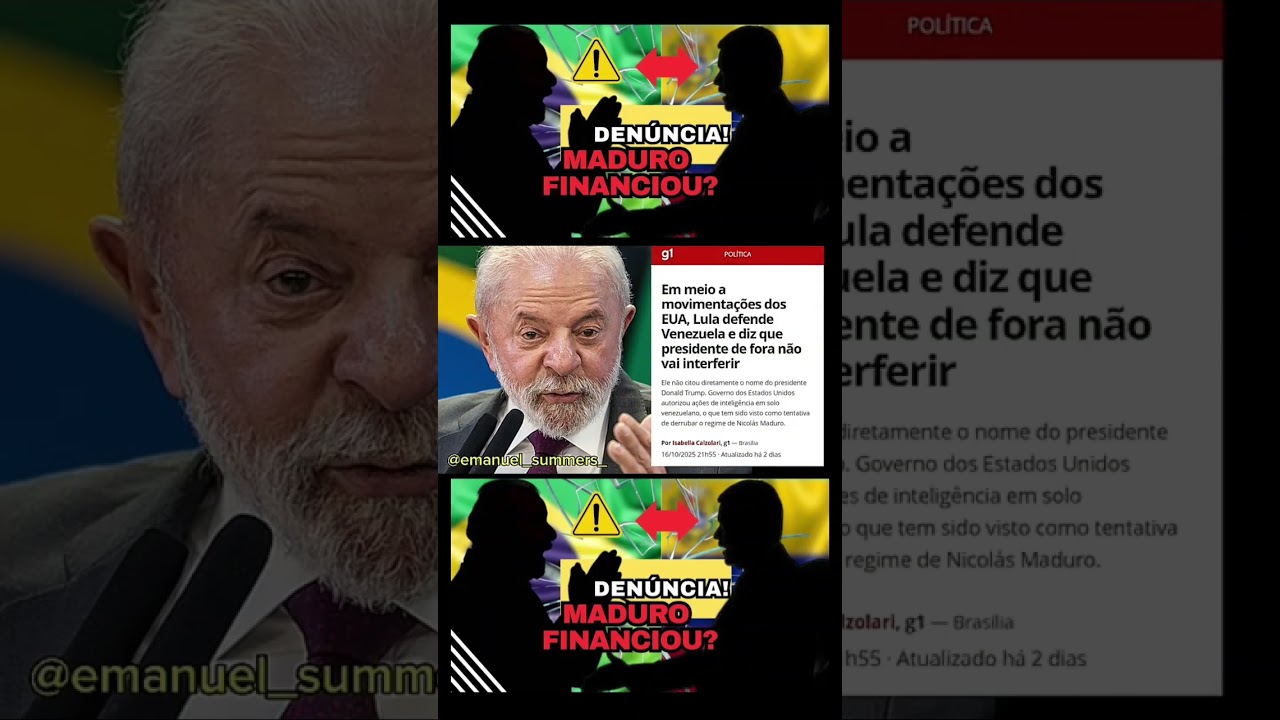 Lula escolheu o lado errado: defende Maduro, não o povo venezuelano