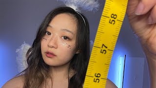 ASMR VR180 | Angel Measures You For A Makeover (close-up measuring, lighting matches)