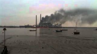 Tilbury power station fire 27th february 2012