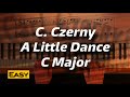 C. Czerny: Little Dance C Major, Piano Tutorial