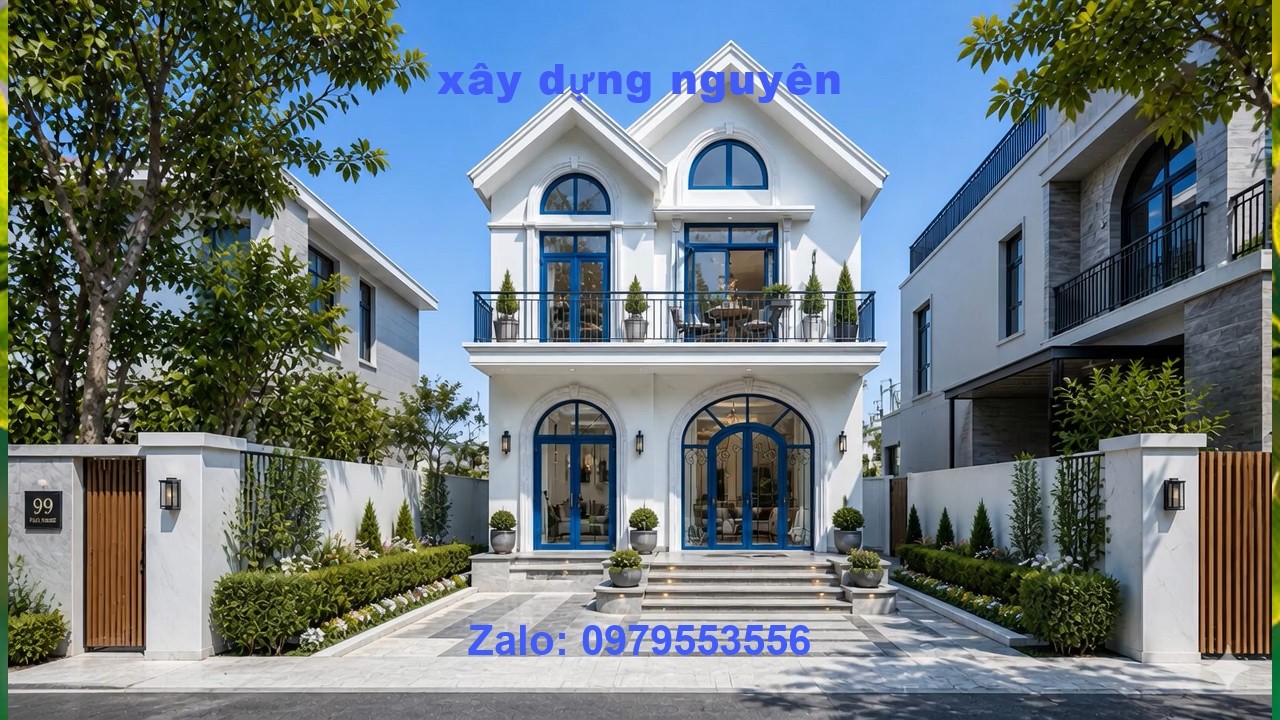Mẫu nhà 2 Tầng mái Thái Diện Tích 6X19M Thiết Kế 3 Phòng Ngủ #nha2tang #maithai