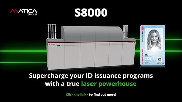 S8000 Central issuance platform for secure laser card personalization