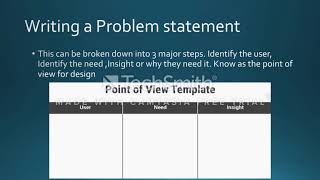 Design problem statement