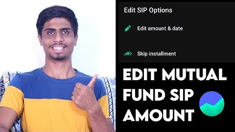 How to change sip amount in groww app | Groww app me sip kaise badhaye | Edit sip amount in groww