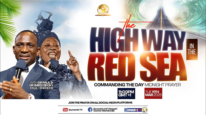 MID NIGHT PRAYER COMMANDING THE DAY || THE HIGHWAY IN THE RED SEA || 11-03-2025