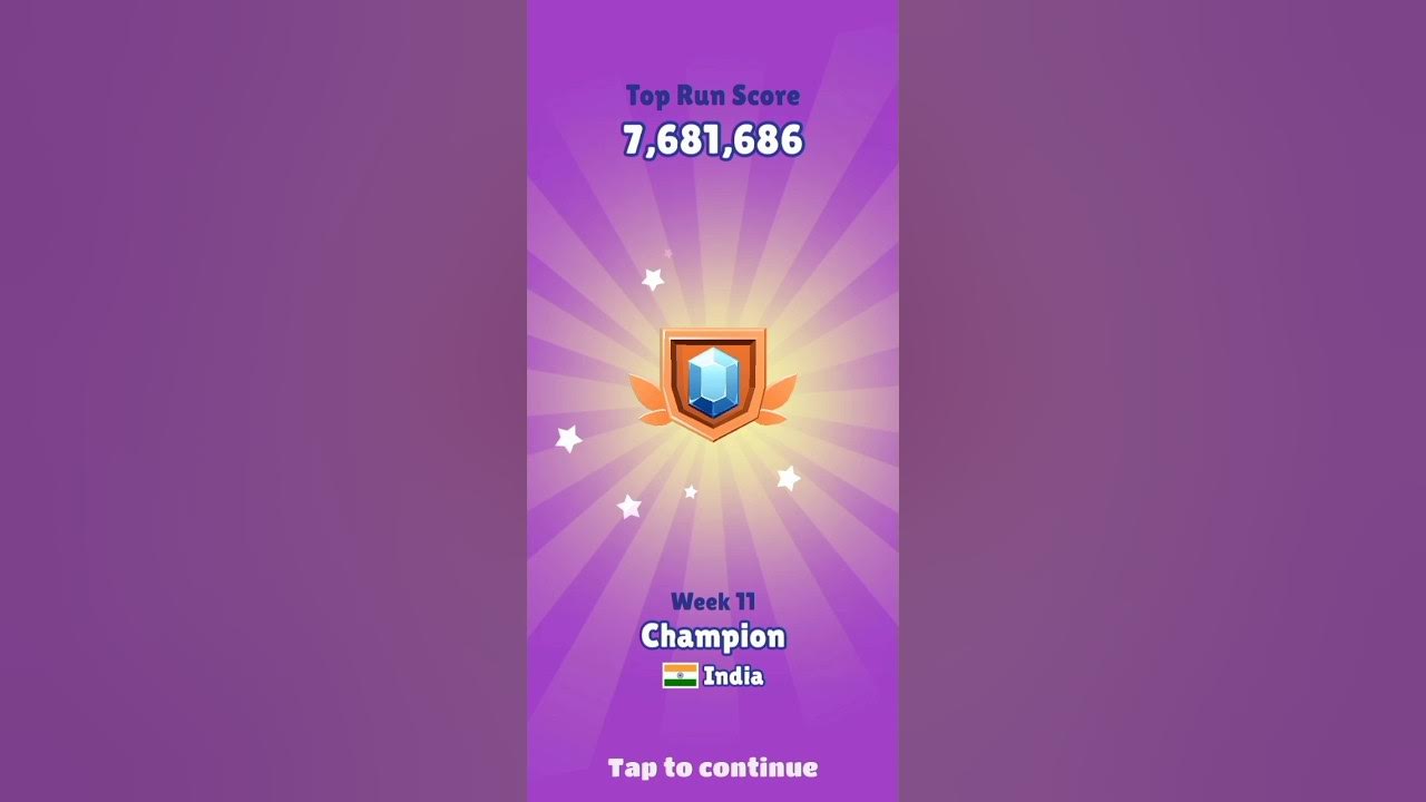 Subway surfers week 11 champion π| Top Run | #shorts #viral Subway surfers week 11 champion π| Top Run | #shorts #viral