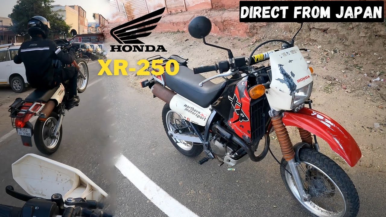 HONDA XR 250 - IMPORTED FROM JAPAN (TOKYO) - YouTube