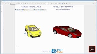 Tutorial 3D PDF Maker for AutoCAD - 6. Determinare l'attivazione del modello 3D del PDF