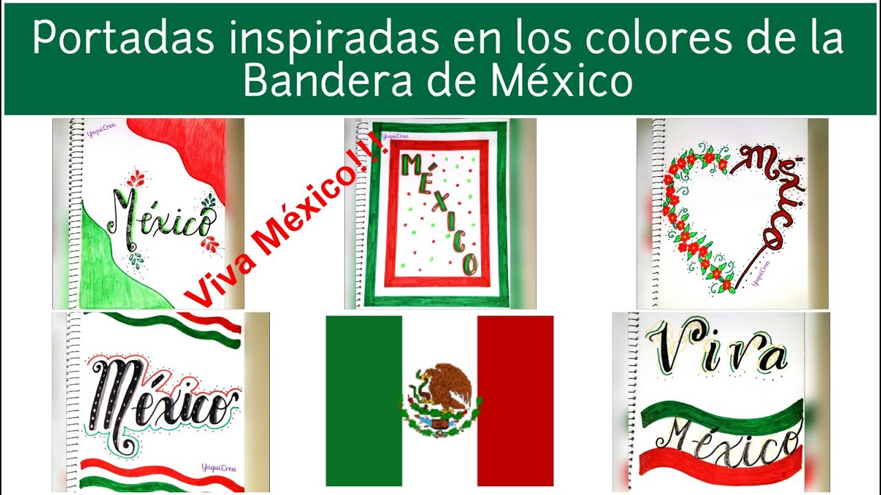 Compartir 25+ imagen portadas de la bandera de mexico