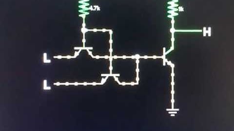 Animation of TTL NAND GATE electronics tutorial