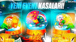 YENİ EVENT KASALARI GELDİ - CSGOSKİNS - BÖYLE BİR ÖDEME YOK! - USE CODE:FERO1 - GİVEAWAY AÇIKLANDI!
