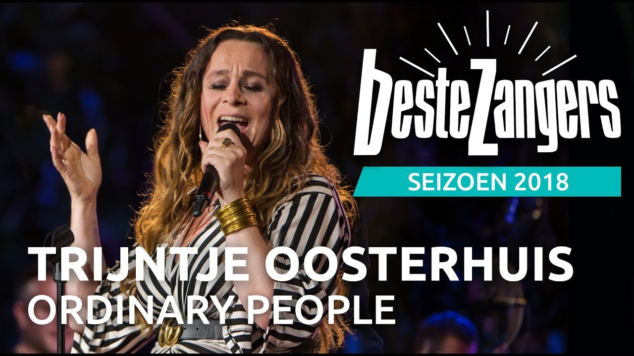 Trijntje Oosterhuis - Ordinary People | Beste Zangers 2018 - Youtube