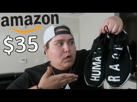 amazon human race shoes