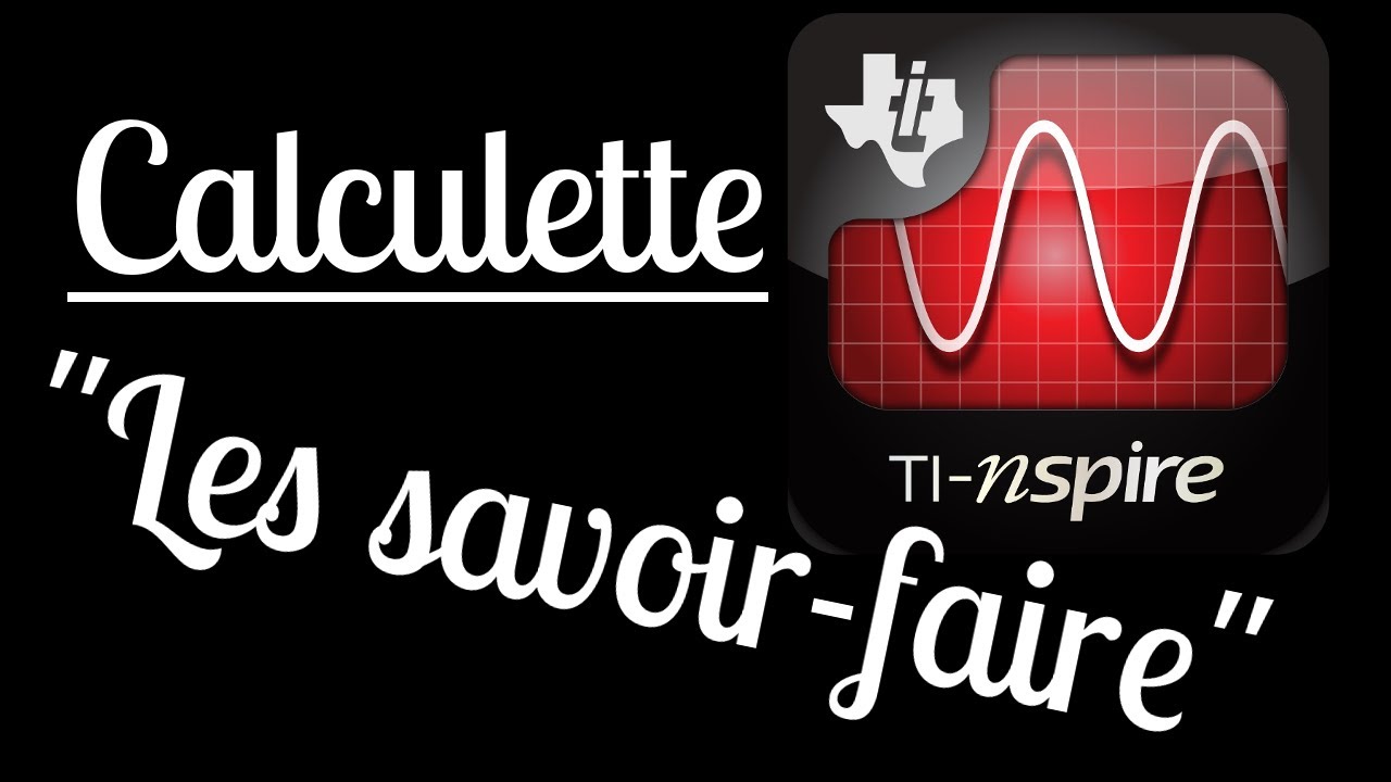 TINSPIRE CX CAS Equation différentielle / deSolve() YouTube