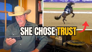 Horse Rears & Bucks in Dressage Test… Then She Makes the Right Choice