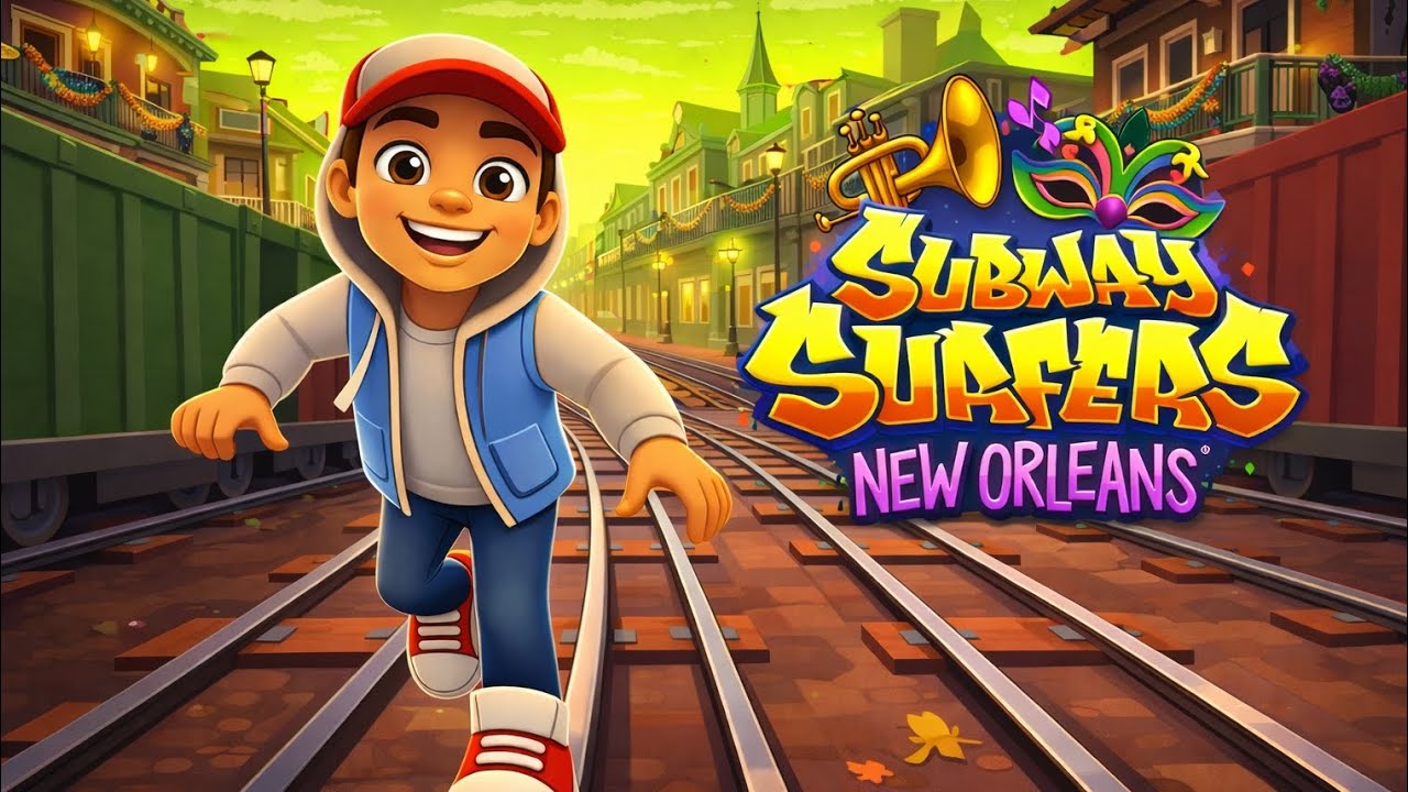 5 Minutes Of Subway Surfers New Orleans | Subway Playz