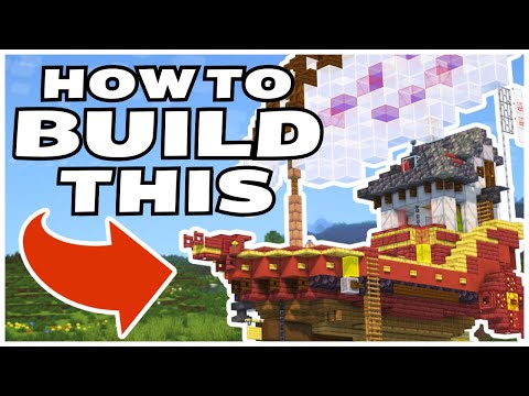 Ninjago Destiny's Bounty Airship Survival Base || Minecraft Build Tutorial
