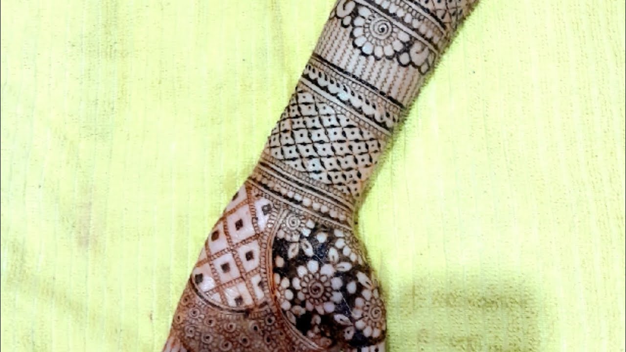 Full Hand Bridal Mehendi Design | Detailed Henna Art