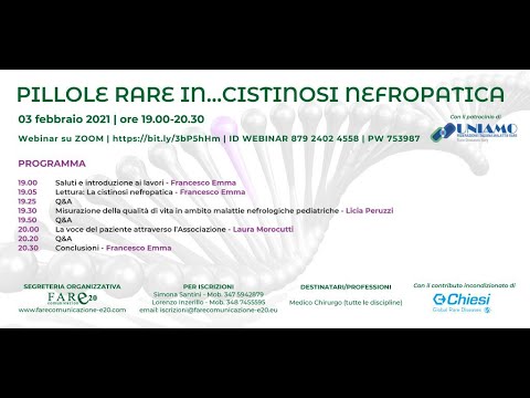 Pillole Rare in... Cistinosi Nefropatica