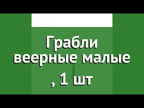 Грабли веерные малые (Грин Бэлт), 1 шт обзор 06-116 производитель Техноэкспорт ООО (Россия)