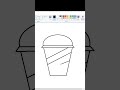 How to draw KFC cold drink in ms paint | paint in computer| KFC #drawing #kfc