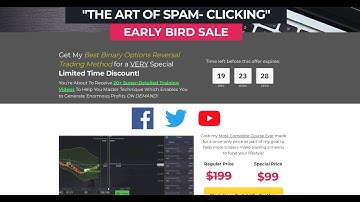 Best Binary Option Reversal Method 2020: The Art of Spam-Clicking is LIVE! Limited Early Bird Offer!