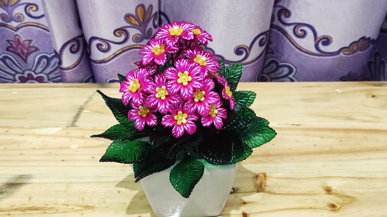 Cara Membuat Bunga Akrilik Mini