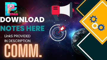 COMMUNICATION SYSTEMS :Notes PDF & Playlist LINK are in the description