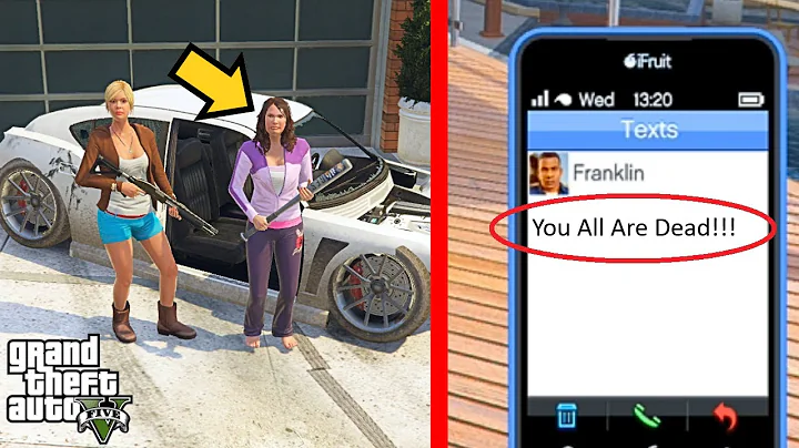 What if Amanda and Tracey Destroys Franklin's Car in gta 5
