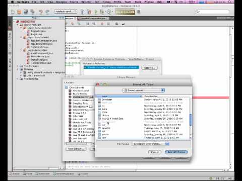 Adicionando biblioteca no Netbeans