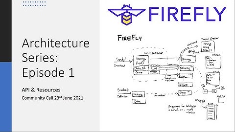 Firefly Architecture Series Episode 1: API & Resources