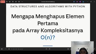Mengapa Menghapus Elemen Pertama pada Array Kompleksitasnya O(n)