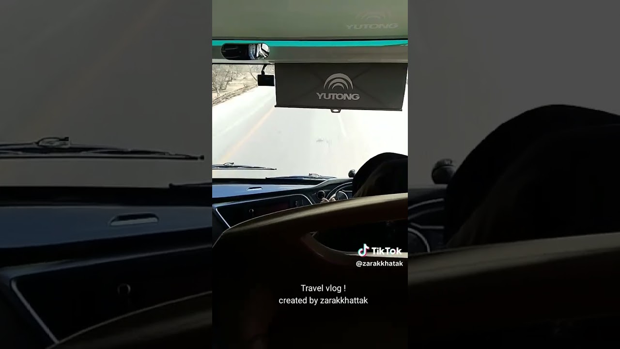 Travel vlog created by zarak khattak Nova yutong 