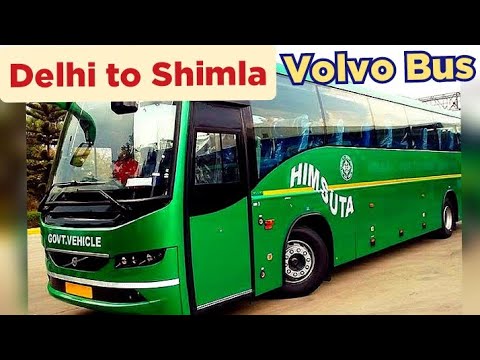 Delhi To Shimla By Volvo Bus | How To Go Delhi To Shimla / Bus Travel Vlog Delhi To Shimla By Volvo