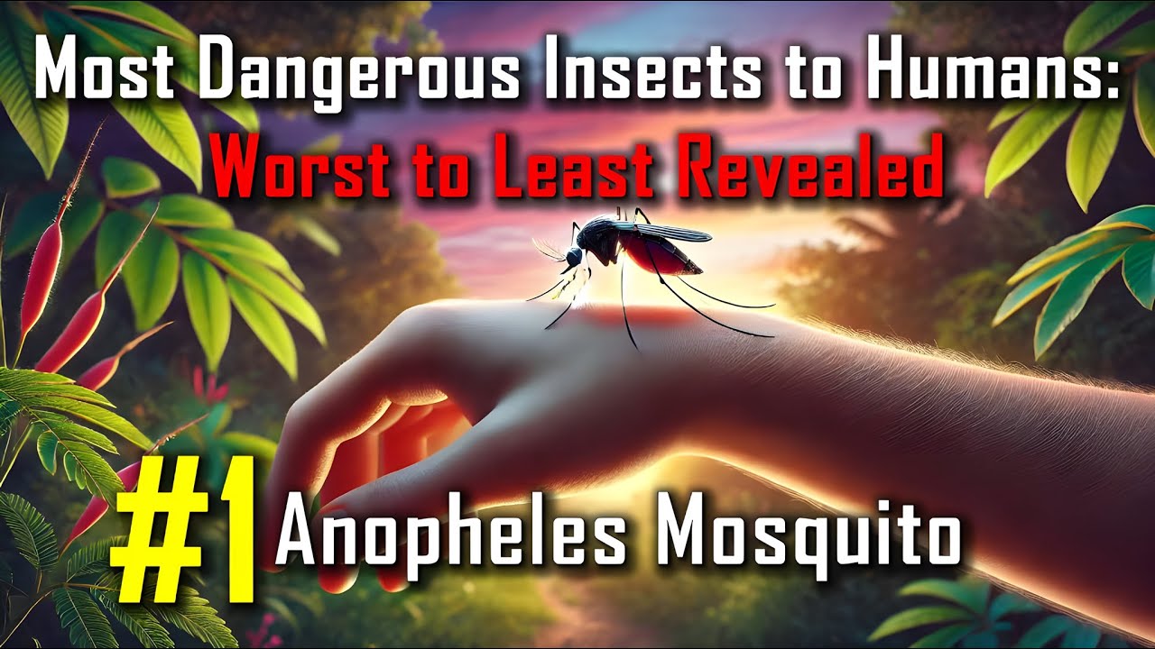 Most Dangerous Insects to Humans: Worst to Least Revealed #1 Anopheles ...