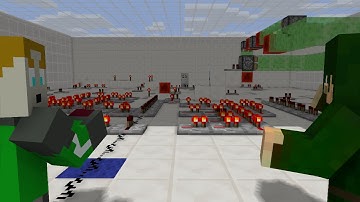 Two Idiots, One Door, Redstone Predicament! Minecraft Map