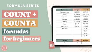 COUNT vs COUNTA in Google Sheets (Beginner Formula Tutorial) Details