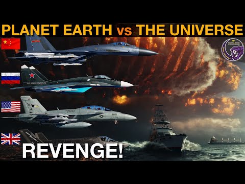 REVENGE 2025 US, UK, China & Russia Carrier Groups vs Alien Invasion! (Naval Battle 88b) | DCS