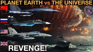 REVENGE 2025 US, UK, China & Russia Carrier Groups vs Alien Invasion! (Naval Battle 88b) | DCS