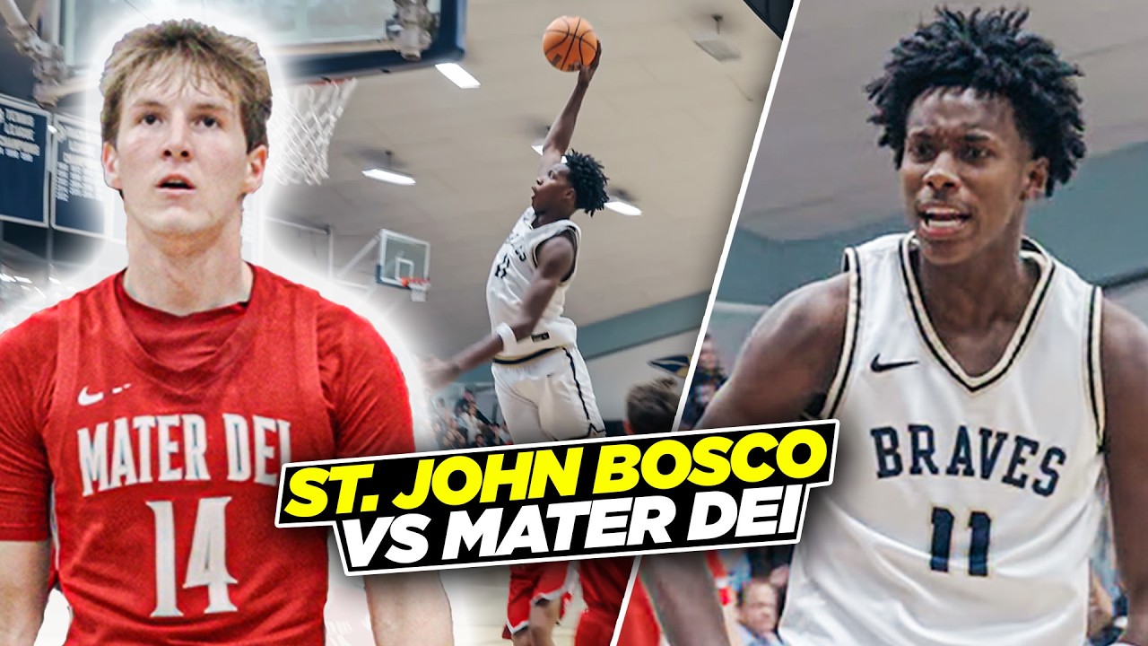 5 Star Christian Collins Vs Kansas Commit In A Historic Playoff Rivalry! | Mater Dei vs Bosco