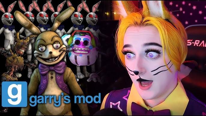 Glitchtrap plays Five Nights At Freddy's in its original form