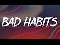 Bad Habits - Ed Sheeran (Lyrics) || Imagine Dragons, Gym Class Heroes (MixLyrics)